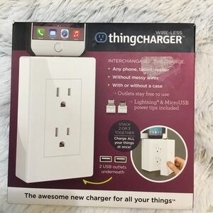 thingCHARGER with interchangeable tips New in box Wire-less